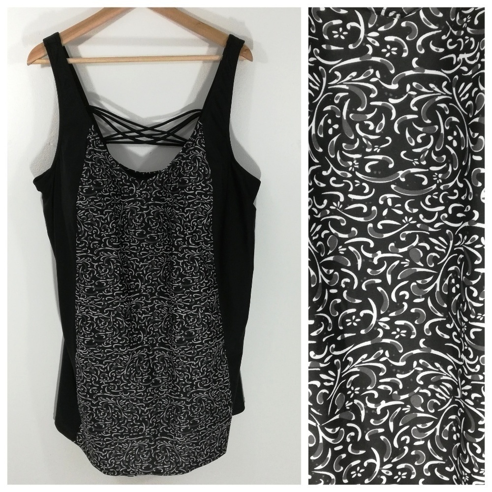Blair One Piece Swim Dress Size 24W